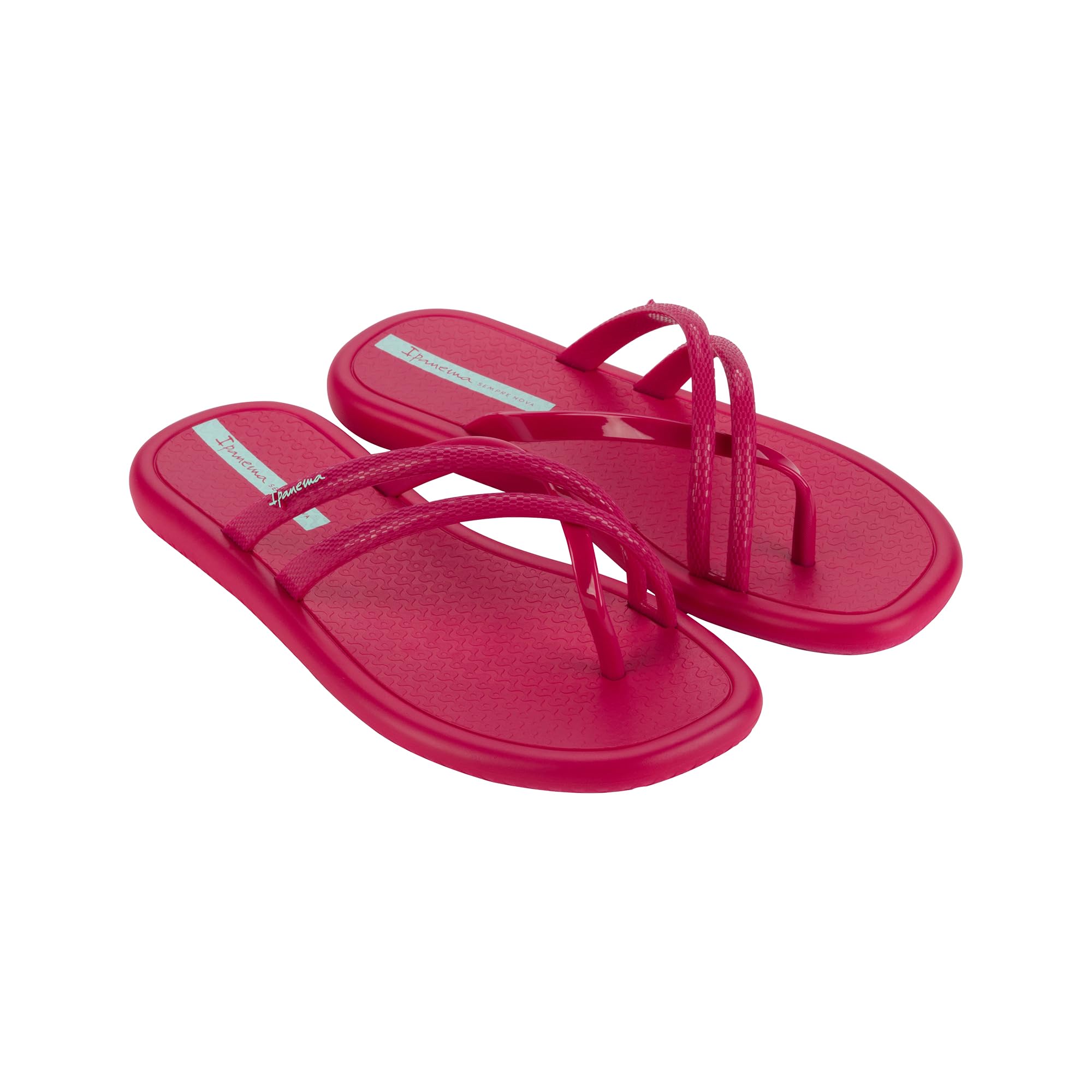Ipanema Women's MEU SOL RASTEIRA AD Flip Flops, Dark Pink/Green, 37 EU, Dark Pink Green, 5 UK