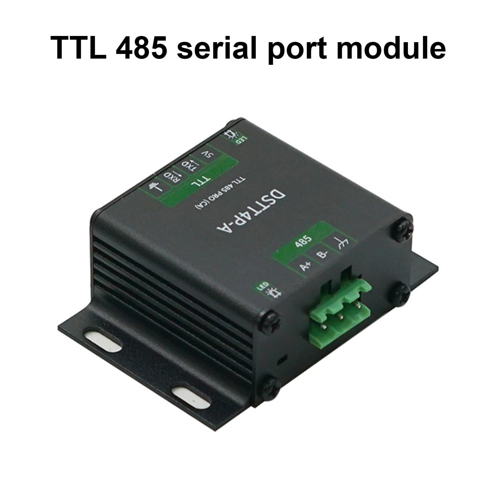 CHENZILIN Industrial TTLs to RS485 Converters with Isolation, SP3485 Serials Module, Aluminum Alloy Shell for Harsh Environment