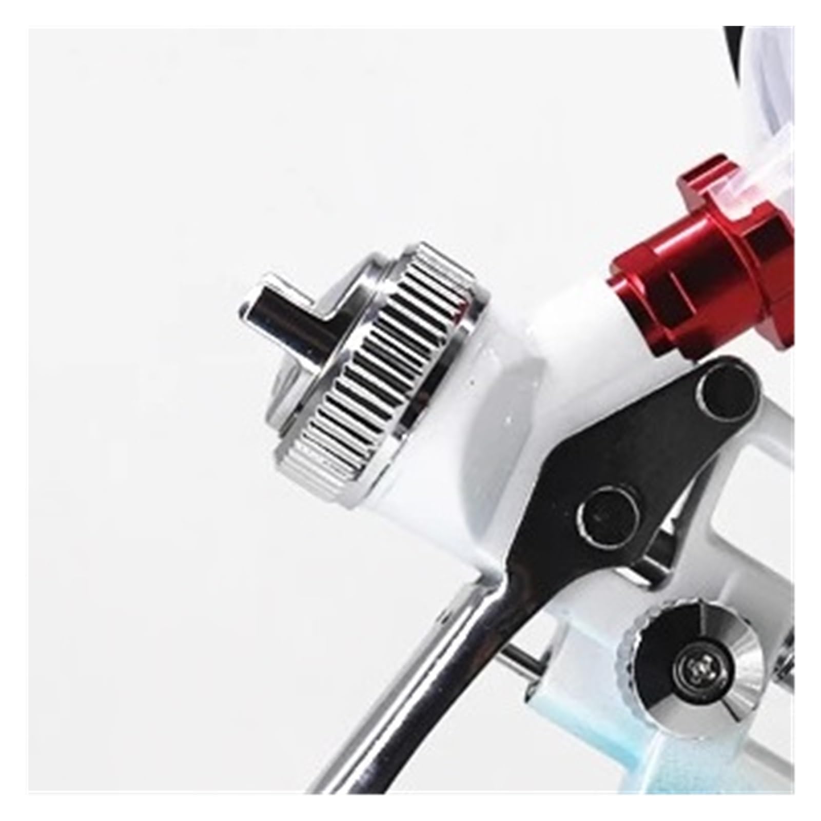Dysza Pistoletu Natryskowego 1,3 I,8 Mm Ze Zbiornikiem Mieszającym 400CC Adapterem Pistolet Do Lakieru Samochodowego Lakierowania Farby 4000B Na Sprężone Powietrze Wysoka Precyzja Atomizacji(B)