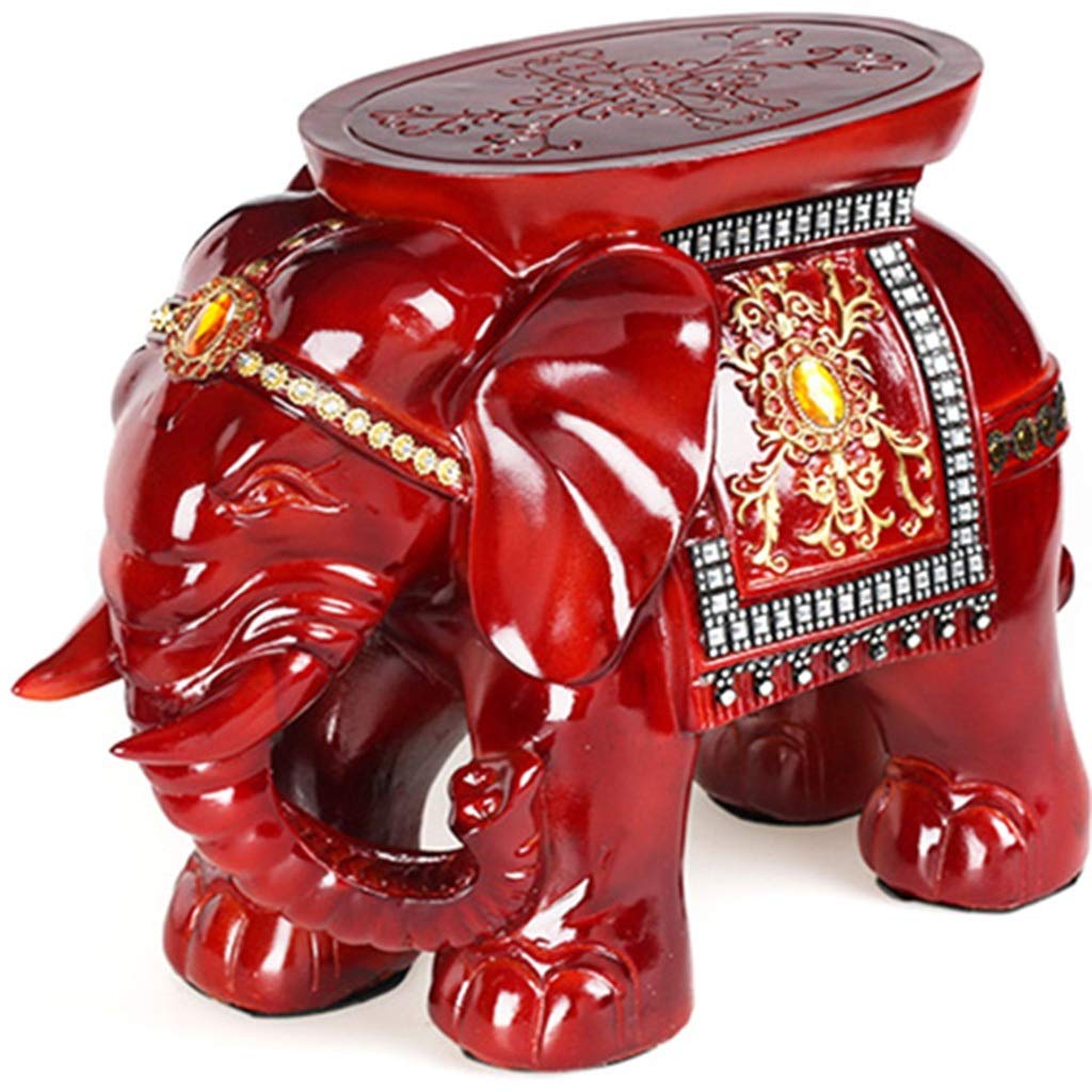 Porte créative décoration salon avec ce tabouret éléphant