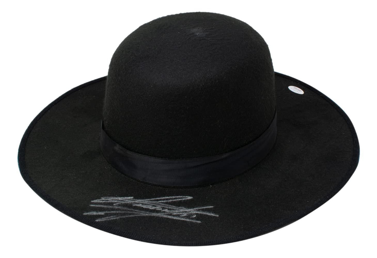 The Undertaker WWE Signed Wide Brim Hat JSA WPP374680 at