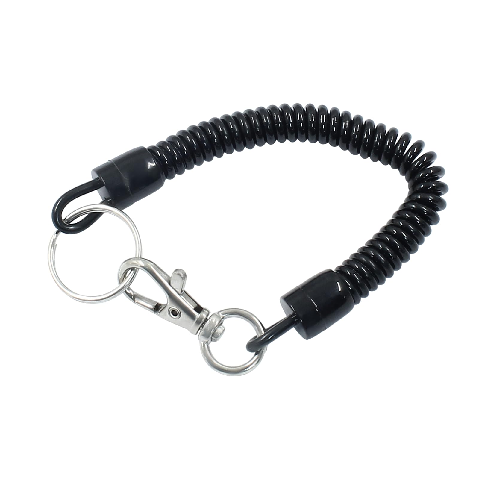 Amazon.com: LDEXIN 2Pcs Retractable Coil Spring Keychain Spiral