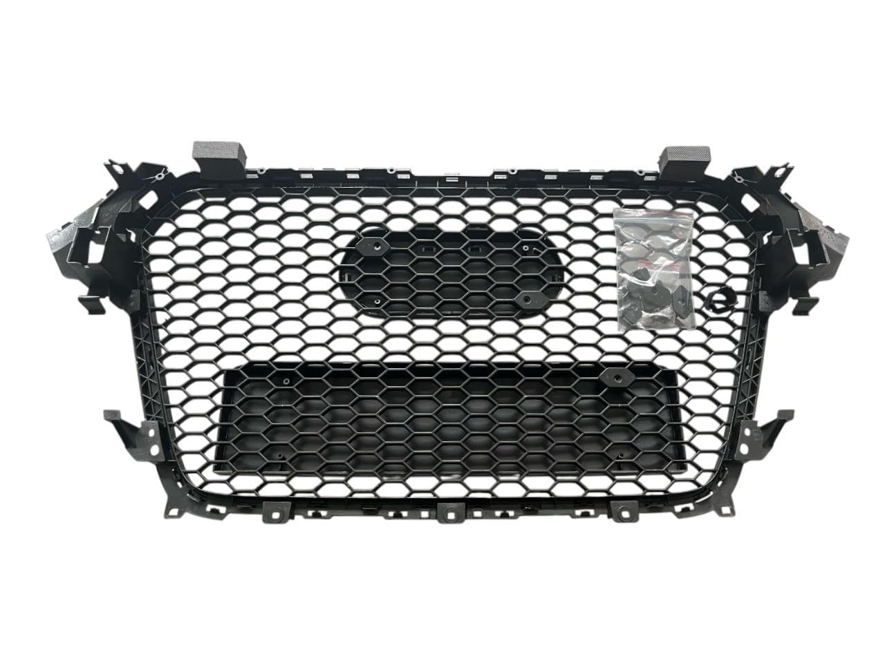Kompatibel mit A4 B8 Kühlergrill Wabengrill Front Grill Emblemhalter PDC 11-15