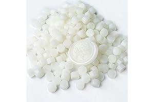 250Pcs Translucent Clear Wax Seal Beads Premium Refill