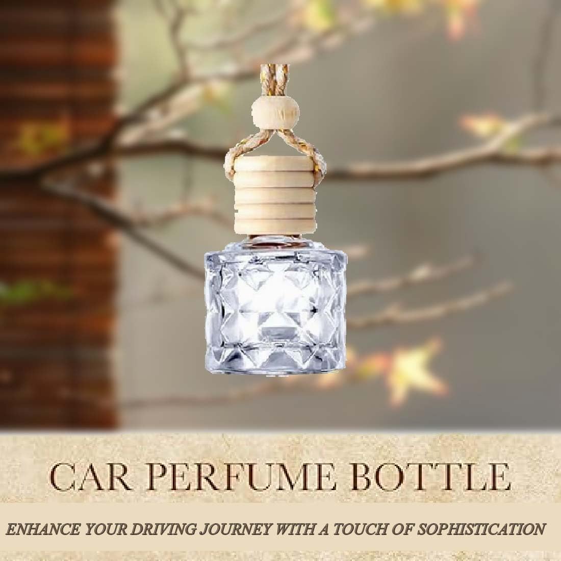 WINKCART Car Air Freshener Hanging Pod Diffuser Premium Fragrance SkovMist Blend Long-Lasting Essential Oils for Wardobe,Bathroom & Small Closet Spaces 1