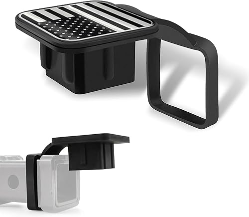 1 accesorio para enchufe de remolque de automóvil, cubierta de enganche de remolque duradera impermeable de 2 pulgadas, cubierta de tubo de remolque