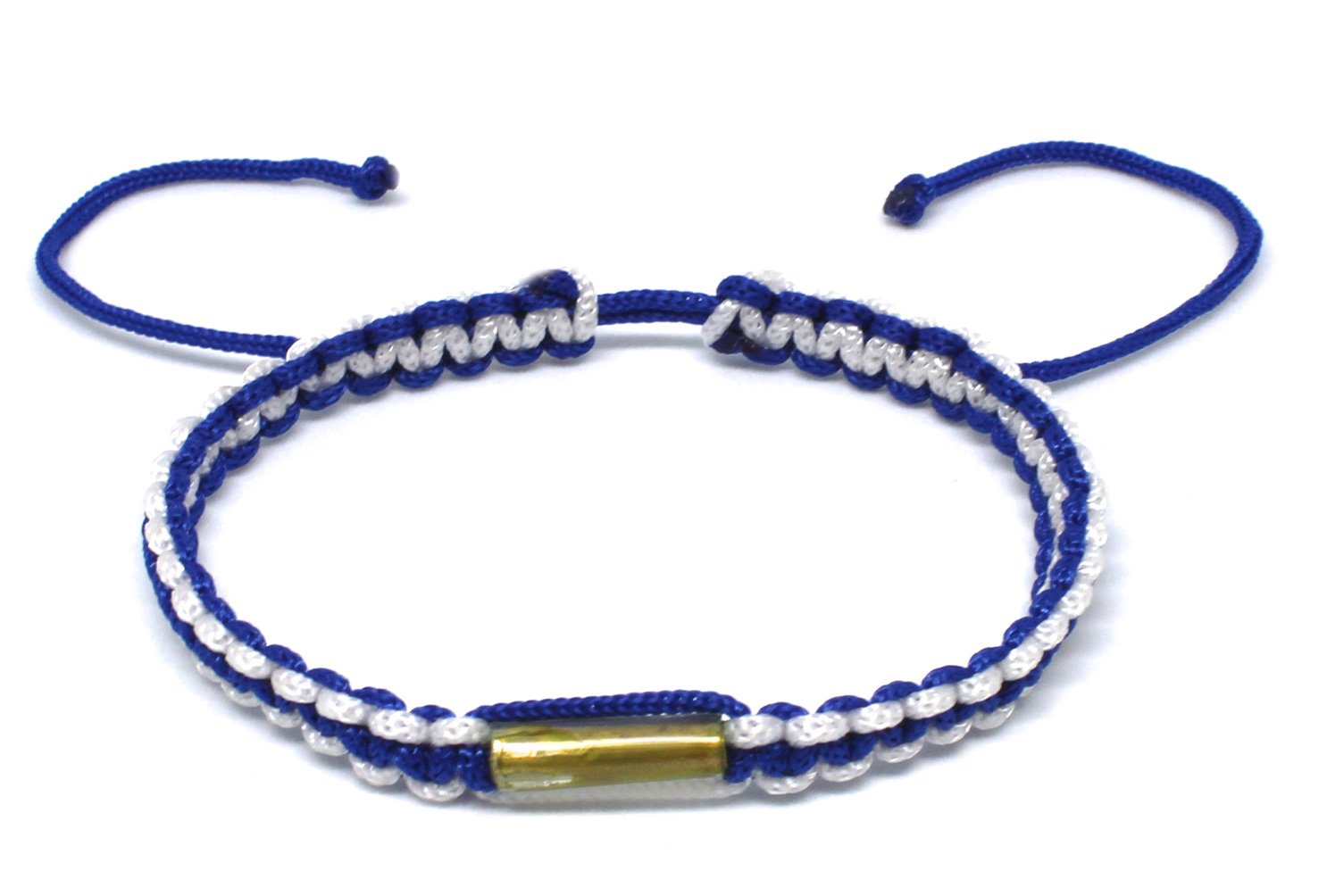 Handmade Thai Wristband with Brass Amulet | Blessed Woven Macrame Bracelet | for Karma Good Luck Love Friendship Yoga Meditation Mindfulness