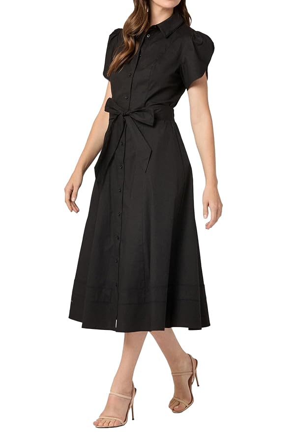 Shoshanna Women's Willesden Poplin Adaya Dress, Jet by Shoshanna - Used condition - US$149.58