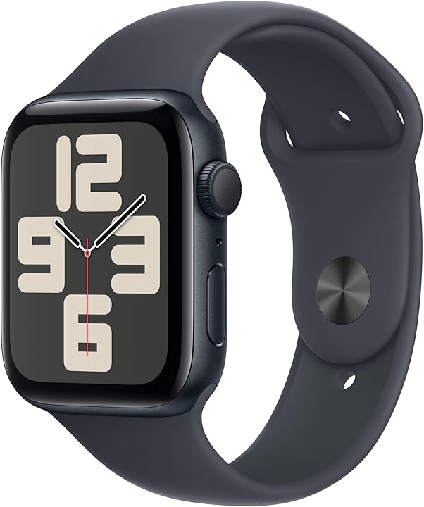 Apple Watch SE (2ª gen.) GPS 44 mm Smartwatch con cassa in alluminio Mezzanotte