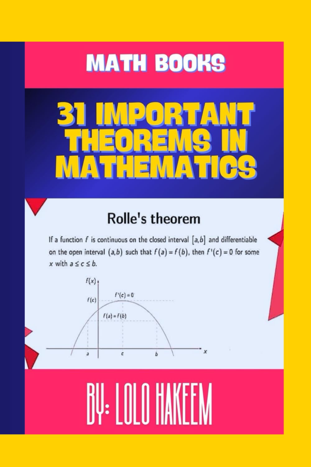 MATH BOOKS, 31 IMPORTANT THEOREMS IN MATHEMATICS