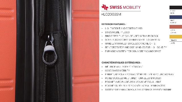 Amazon.com | Swiss Mobility LAX Collection Hard Shell Spinner