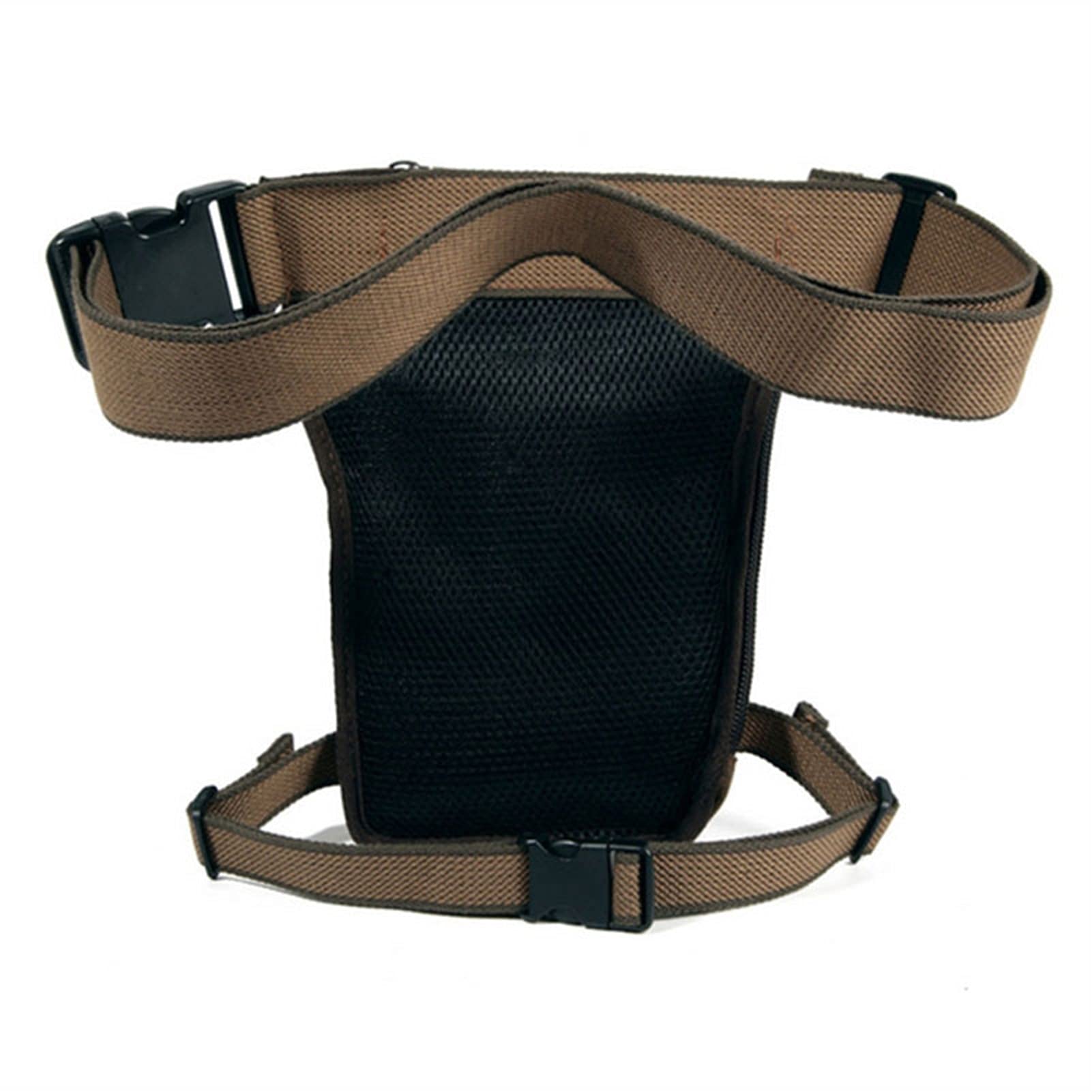 ApuaVireo&Co Męska płócienna torba retro z obniżoną nogawką, nerka, pas biodrowy, plecak turystyczny, motocyklowy, crossbody, na ramię(Blue)