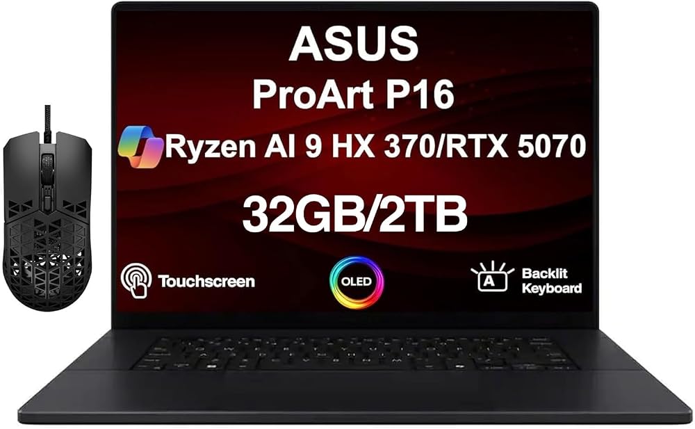 ASUS ProArt P16 gaming keyboard