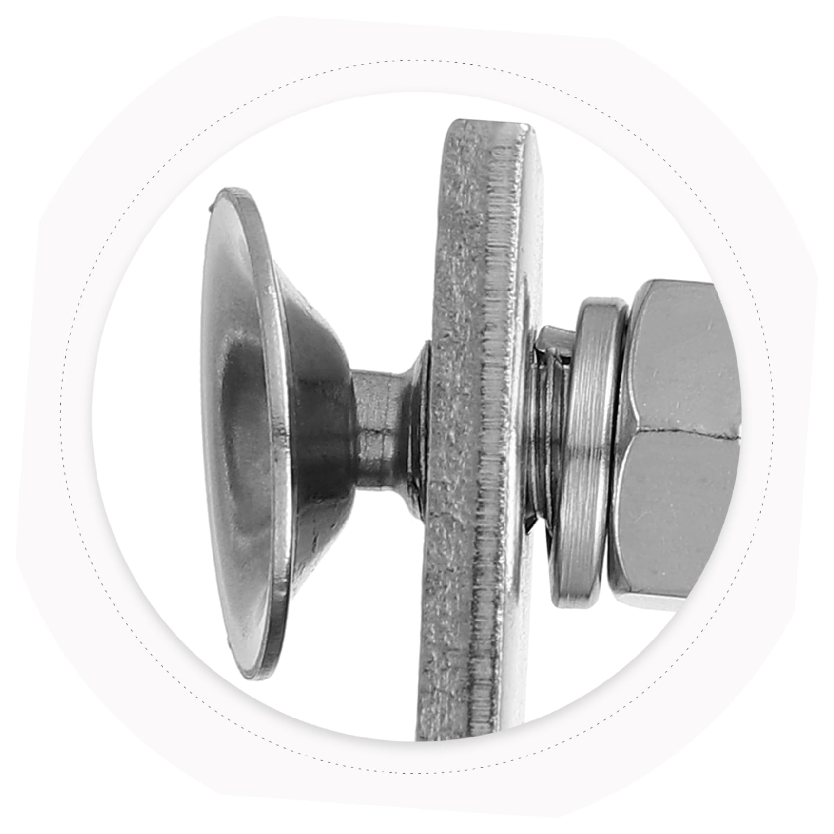 OSOLADY 4pcs 1 Inch C-clamp Ventilation Duct Flange Clamps Welding c Clamp Woodworking C-clamp Mini c Clamp Flange Clip Small c Clamps Duct Clamp C Type Clamp Stainless Steel Silver