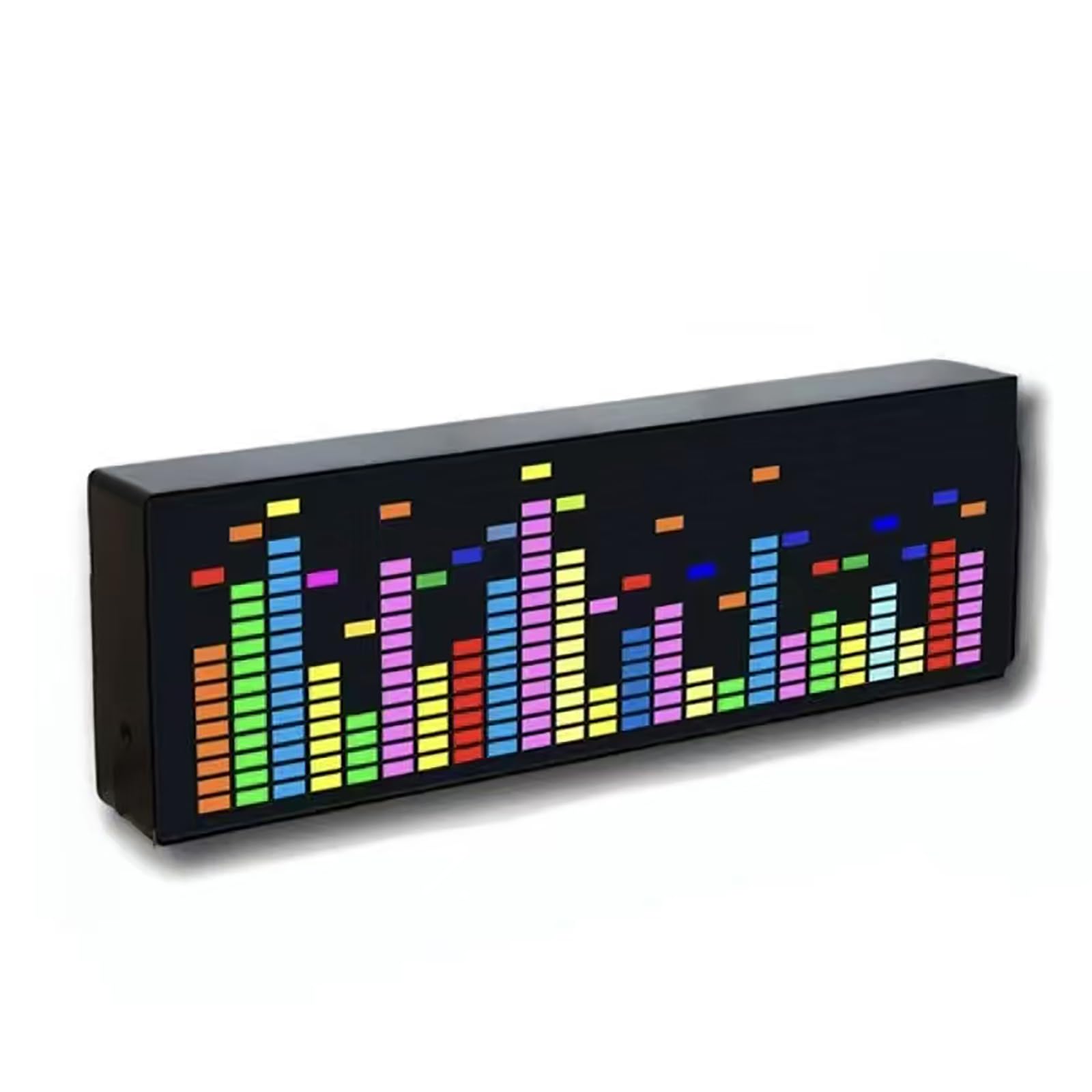 Analizator widma audio, wyświetlacz LED spektrum muzycznego z 84 efektami ekranowymi: szybkie przechwytywanie dźwięku, sterowanie głosem i sterowanie przewodowe, automatyczne przełączanie, na imprezę