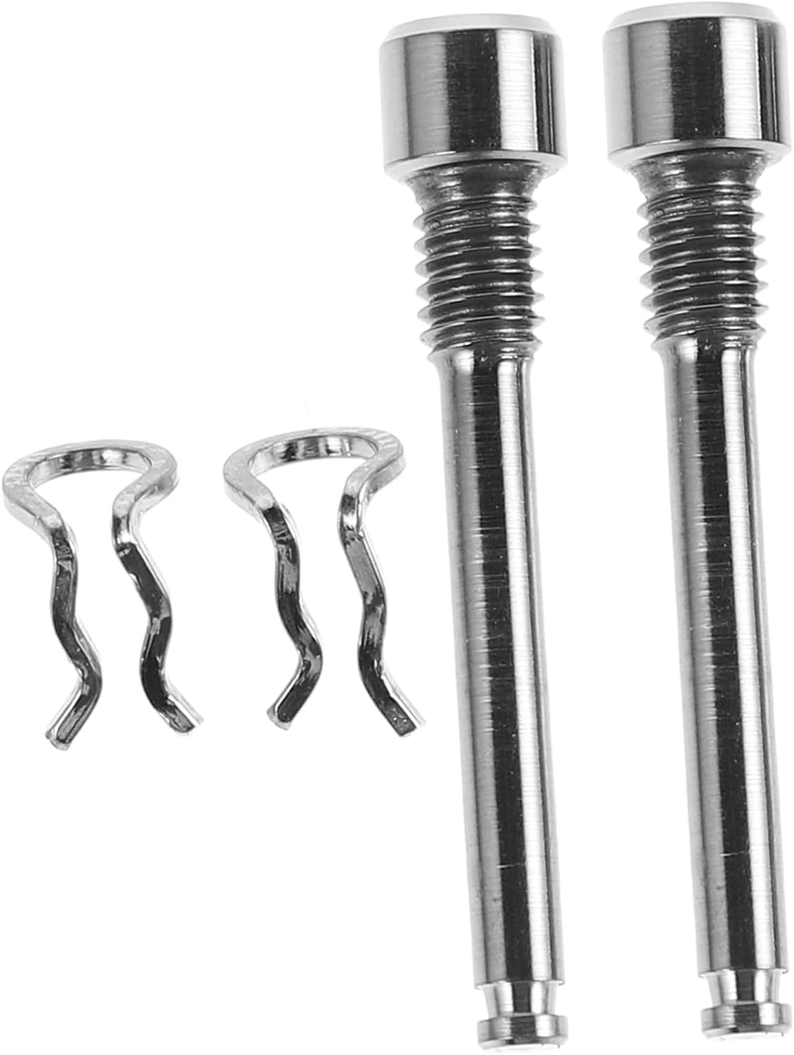YARNOW 4pcs Bicycle Hydraulic Disc Brake Pad Bolts Titanium Alloy Fixing Pin Inserts Bike Brake Cable Clamp for Mountain Bike Parts