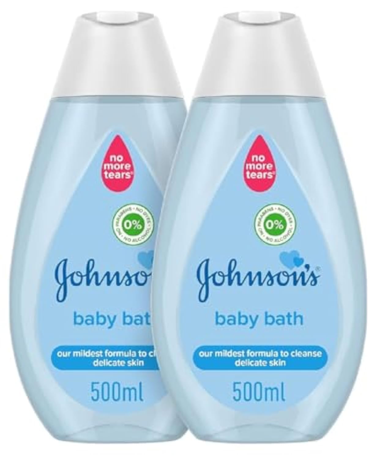 JOHNSON’S Baby Bath, 500ml (Pack of 2)