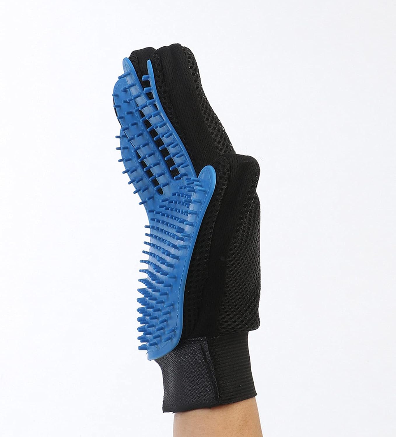 FEILIBI Pet Grooming Gloves for Efficient Hair Removal Long & Short Fur and Gentle Deshedding Brush and Massage for Dogs&Cat-(1Pair Left & Right Hand), 9 X 7 X 0.7inches : Pet Supplies