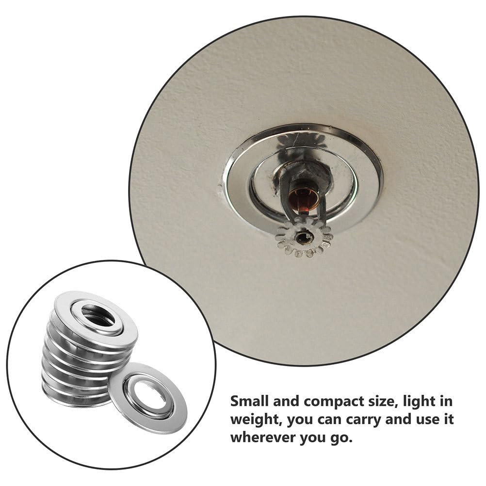 TOPPERFUN Fire Sprinkler Cover Plate Escutcheon Double Disc Pipe Cover 2.64 Inch 20- Flange for Concealing Fire Sprinkler Heads in Home Plumbing - Image 4