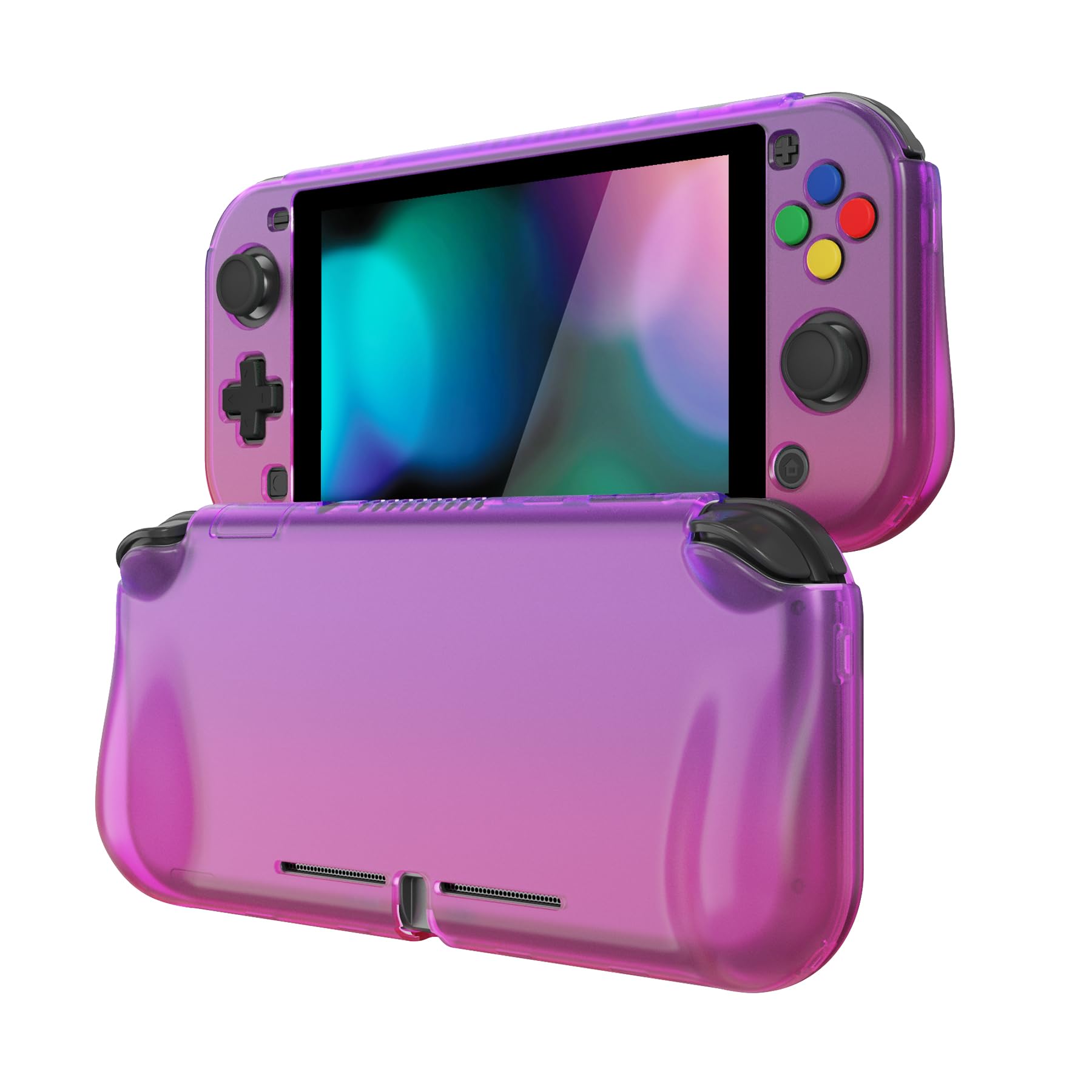 playvital ZealProtect Protective Case for Nintendo Switch Lite, Hard Shell Grip Cover for Nintendo Switch Lite w/Screen Protector & Thumb Grip Caps & Button Caps - Celestial Serpent's Embrace — view 30