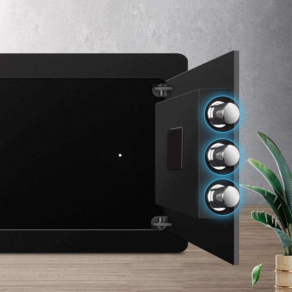 HAPFIY デジタルロック金庫 ブラック セーフティボックス シリンダー錠