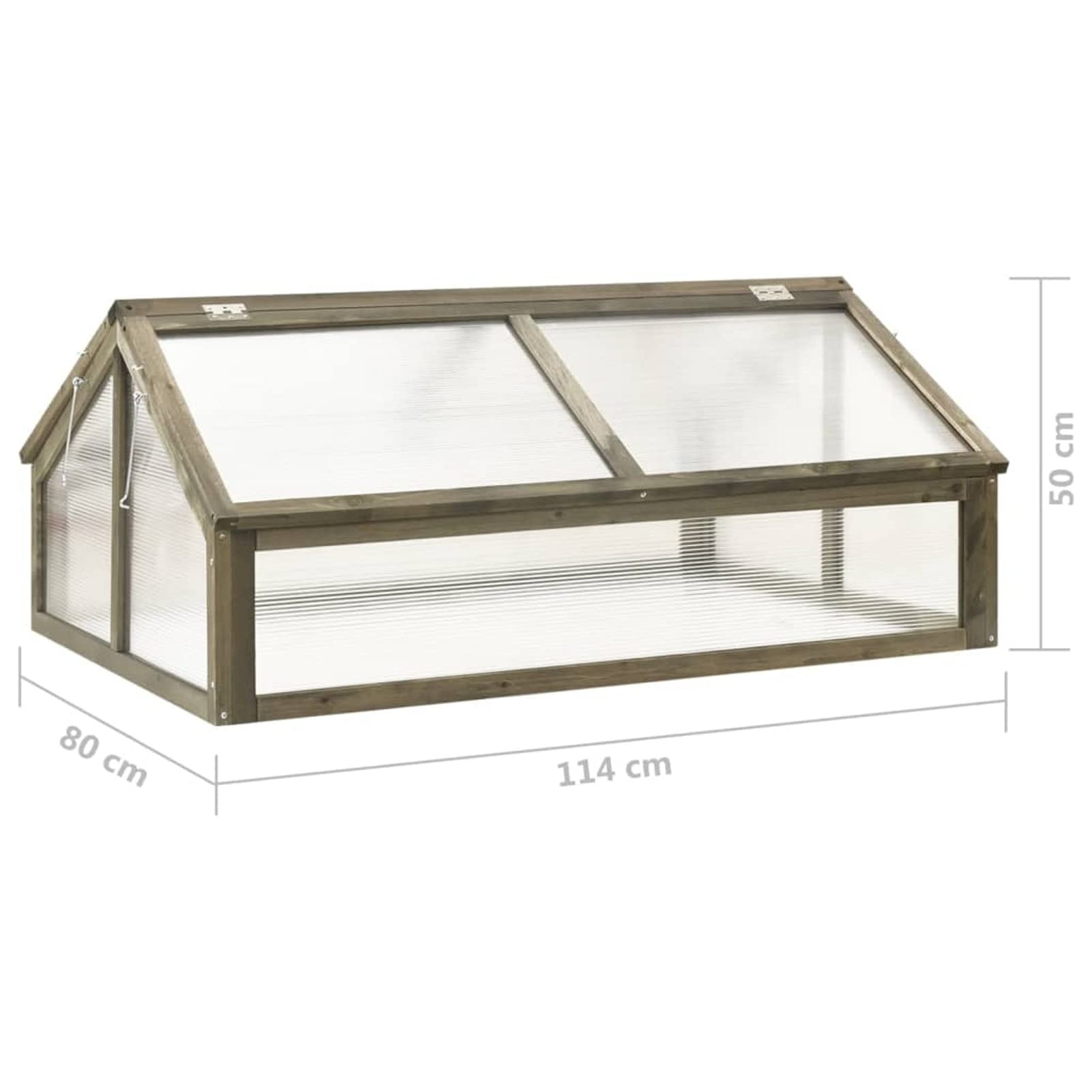 Homgoday Szklarnia ogrodowa, szara szklarnia 114 x 80 x 50 cm z drewna świerkowego, szklarnia ogrodowa szklarnia ogrodowa szklarnia balkonowa szklarnia do ogrodu szklarnia do roślin