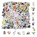Autocollant Animaux 150 Pièces Graffiti Autocollant Stickers,Vinyle Autocollant Étanche de Bouteille Sans Motifs D'animaux Mignons Répétés pour Bagages de Vélo pour Ordinateur Portable