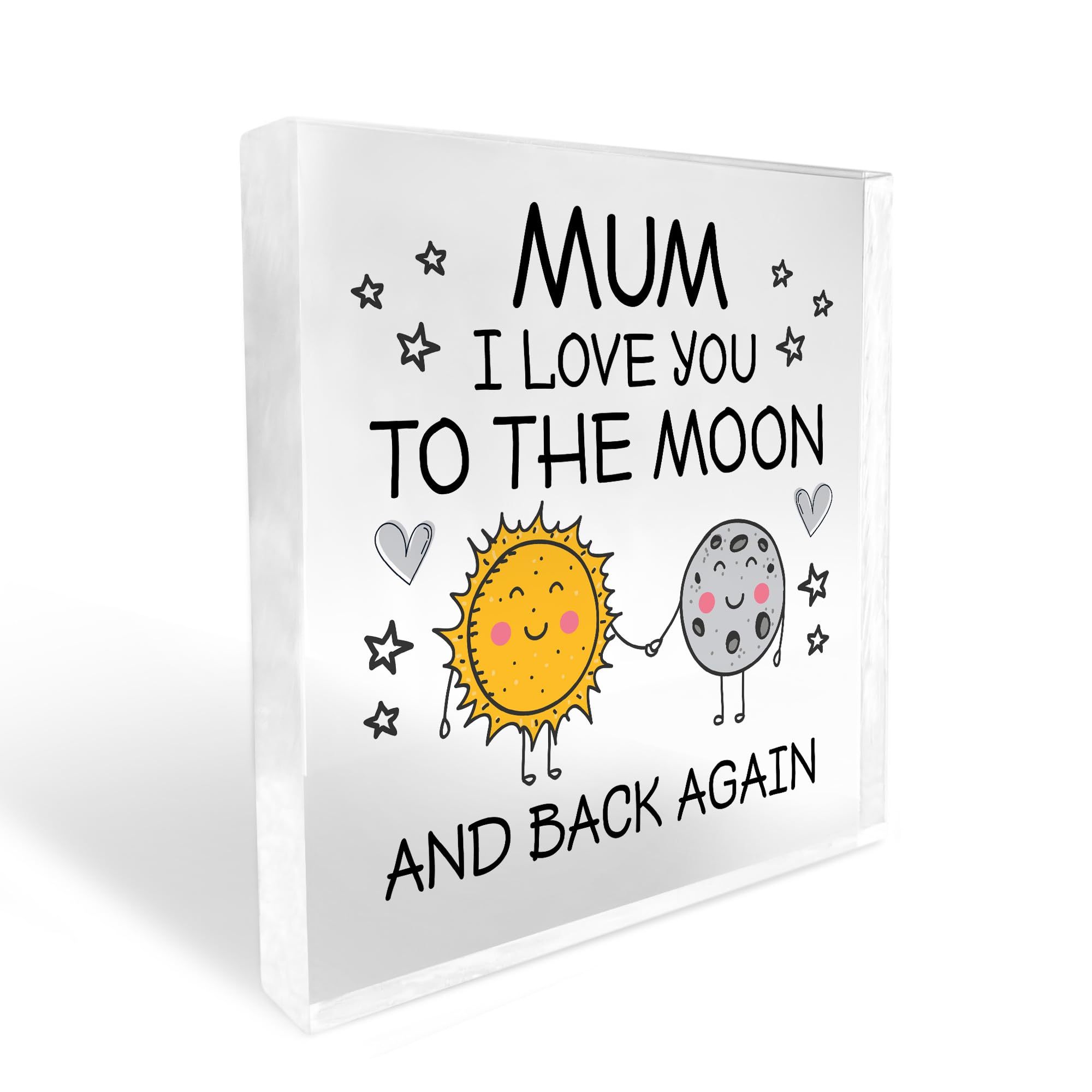Red Ocean Mum Gifts Freestanding Plaque Gift For Christmas Birthday, Mum Gifts For Christmas, Mum Birthday Gifts, Mum Gifts For Dad, Gifts From Son Daughter