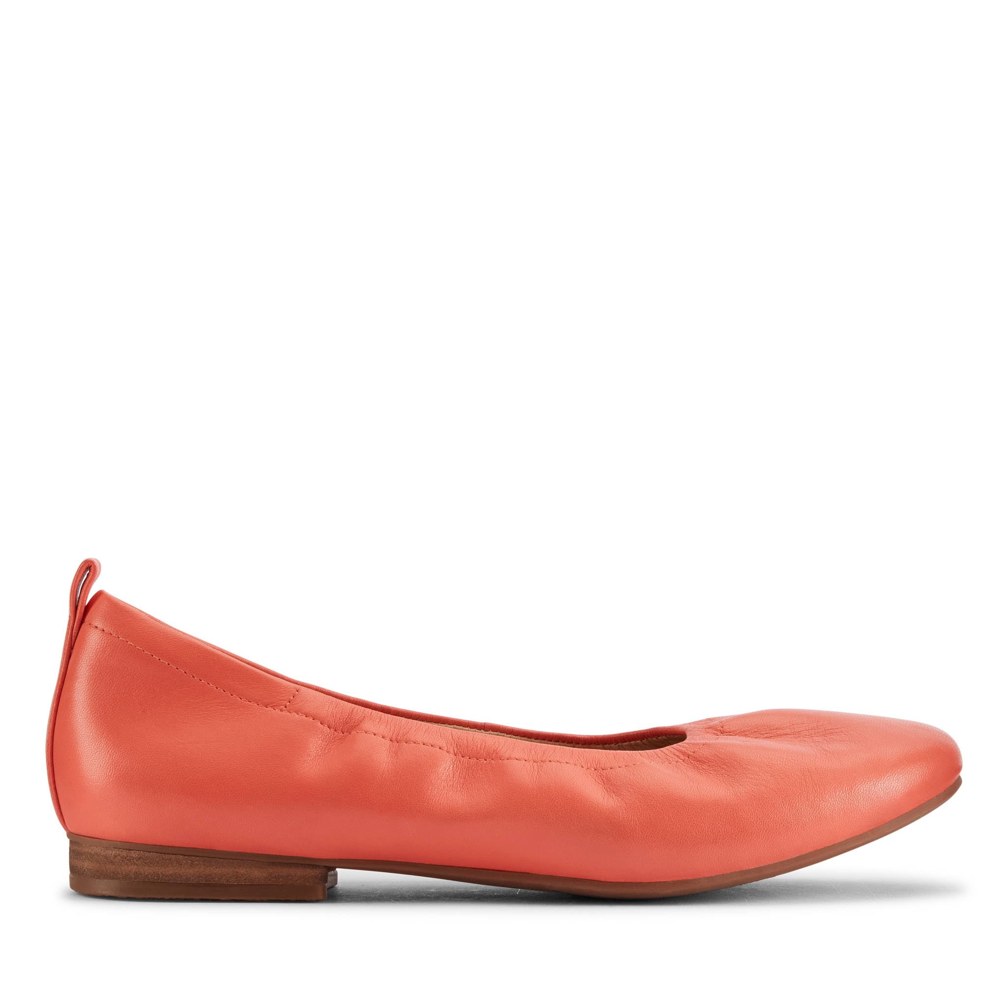 Clarks Fawna Soft Womens Coral Leather, 6