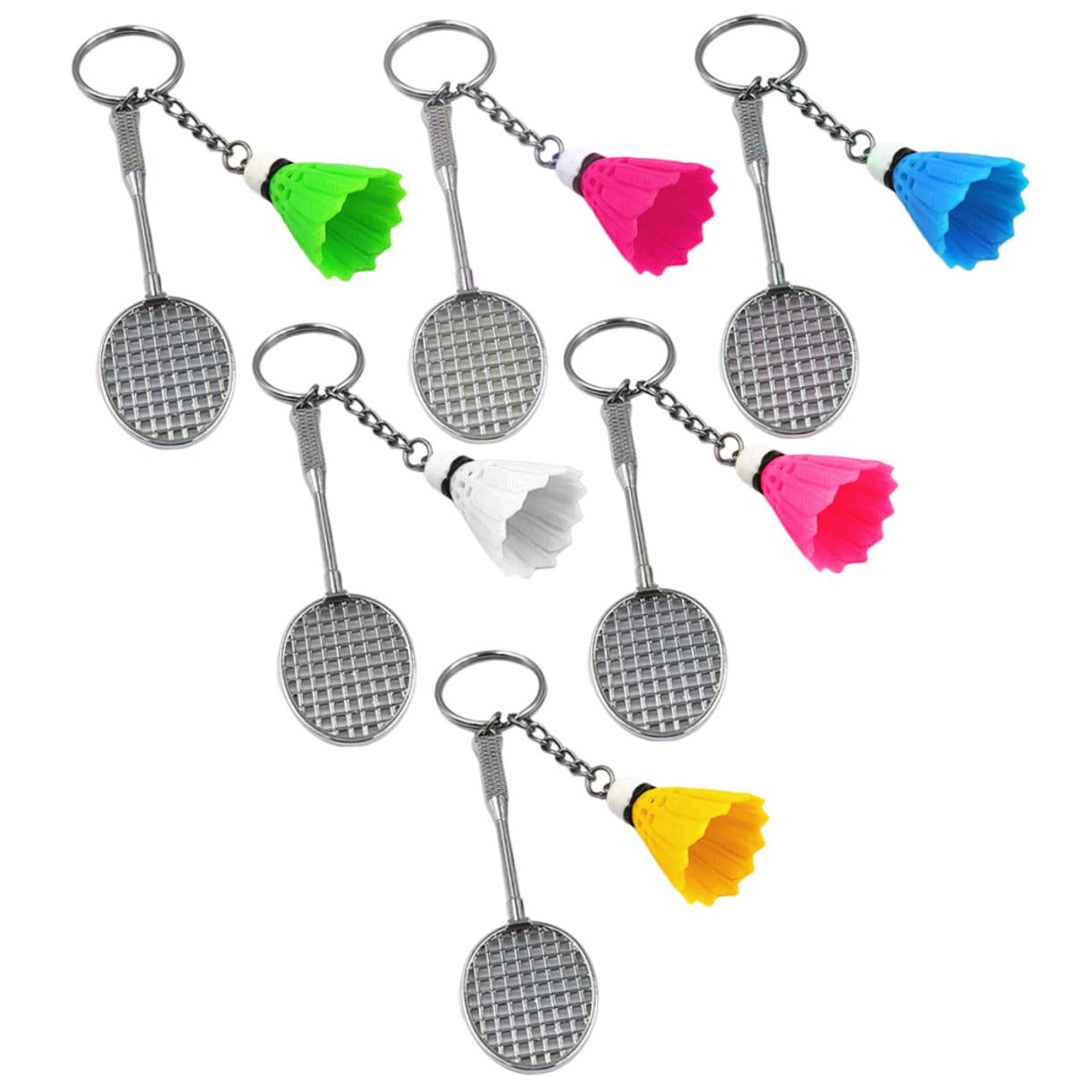 GALPADA portachiavi da badminton catena chiave dell'auto portachiavi per chiavi auto borse taschen portachiavi per auto tennis portachiavi con pallina da badminton ciondoli per zaino