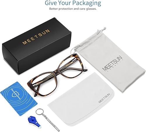 Miniatura 7 de MEETSUN Gafas de bloqueo de luz azul para mujer, filtro antifatiga ocular, rayos azules, gafas de juego de computadora de gran tamaño