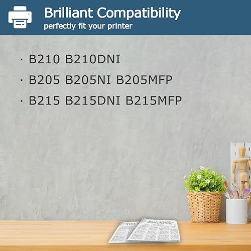 Miniatura 2 de LEIZE Cartucho de tóner compatible Xerox 106R04347 para impresora Xerox B205 B210 B215 B205NI B205MFP B210DNI B215DNI B215MFP (negro, 1 unidad)