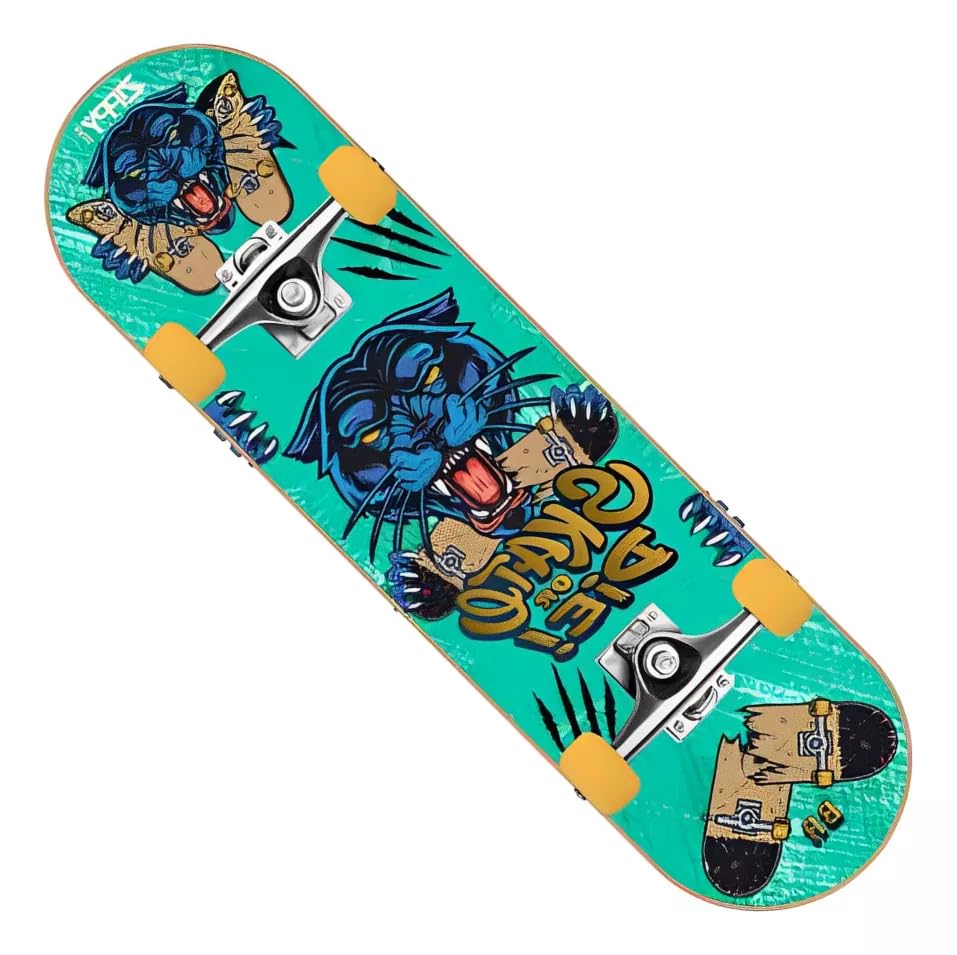 Zippy Toys Skate Semi Profissional Juvenil Completo Shape com Lixa