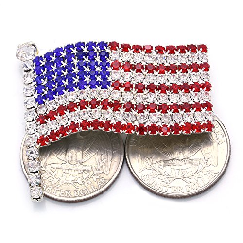 Soulbreezecollection American Flag Star USA Pin Brooch 4th of July Independence Day Jewelry - Image 3