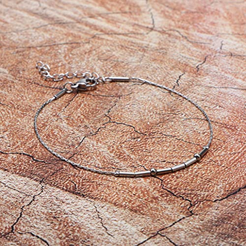 Joycuff Mama Morse Code Bracelet For Women Beads Silk Cord Bracelet Gifts For Mother's Day Inspirational Gifts For Mother Handmade Silk Wrap Adjustable Bracelet #TOP4