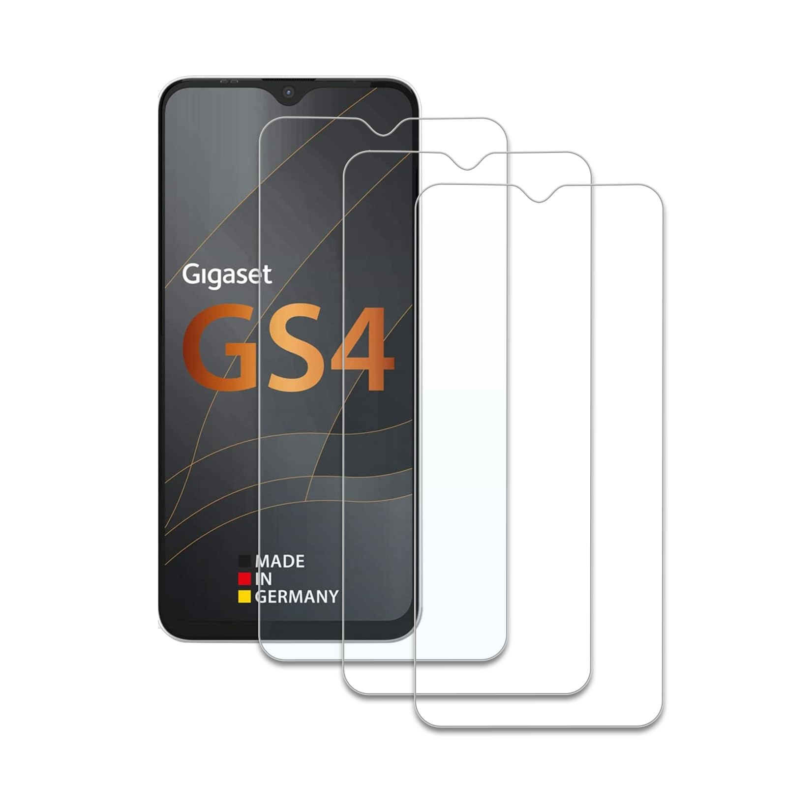 K-S-Trade Vetro Temperato Per Gigaset GS100 – Ultra-Clear, Protezione Schermo 16:9, Facile Installazione