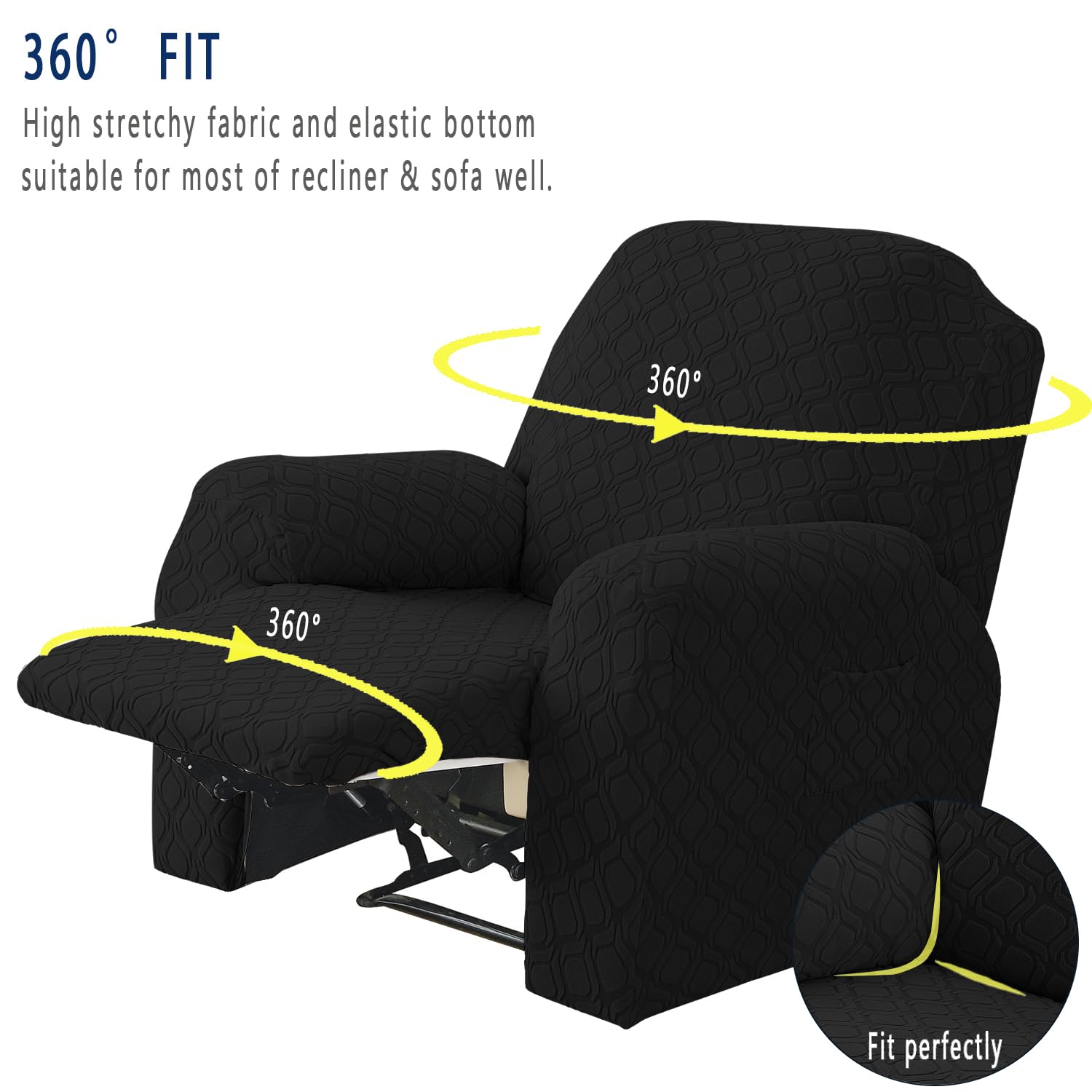 OKUYUK Recliner Chair Cover - Image 2