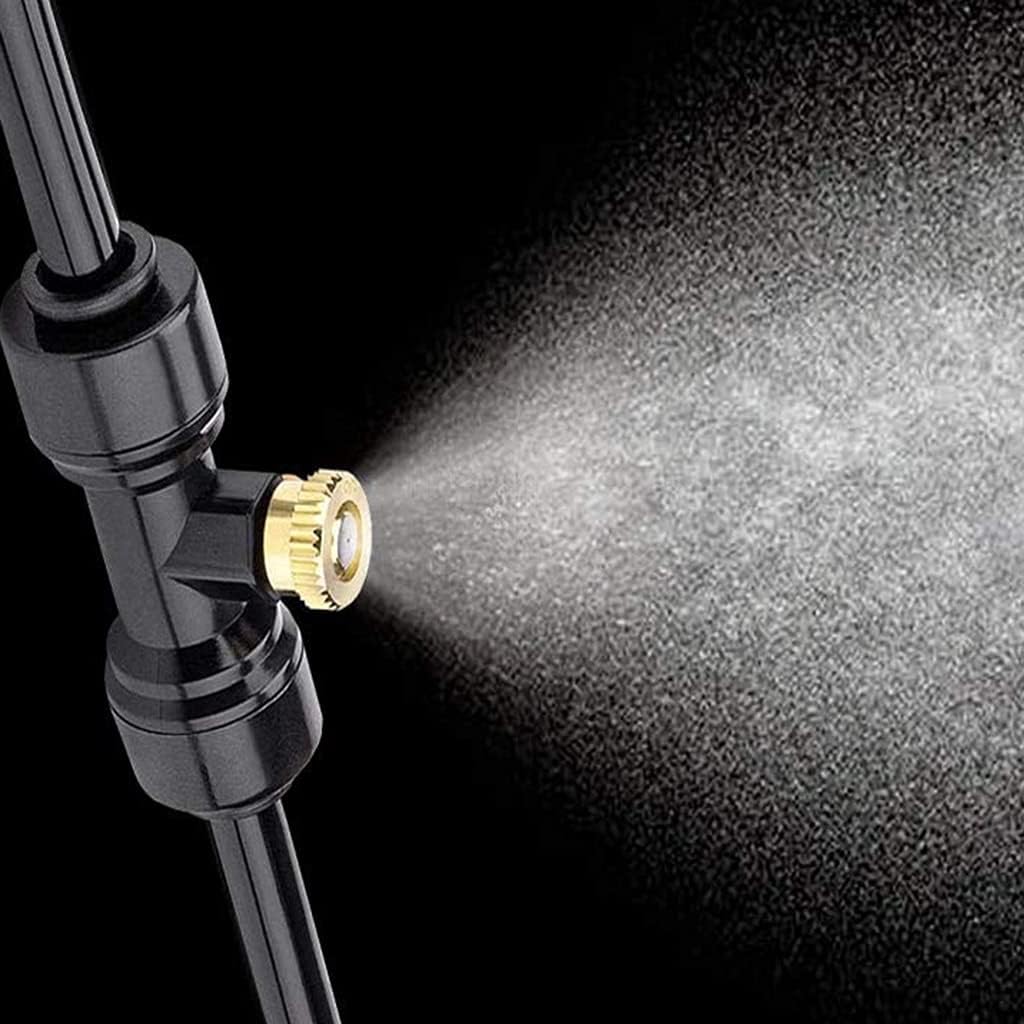 QFFL Misting Cooling System, Automatic Plant Watering Sprinkler, Outdoor Spray Device, for Patio Garden Greenhouse Umbrellas Trampoline (Size : 18m)