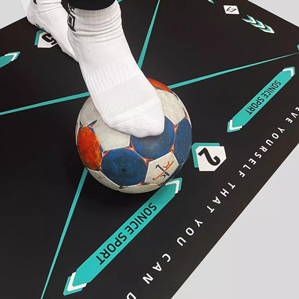 Tapis D'Entraînement Football 60x90cm - Tapis Antidérapant Absorbant Chocs Pour Dribble Et Foot