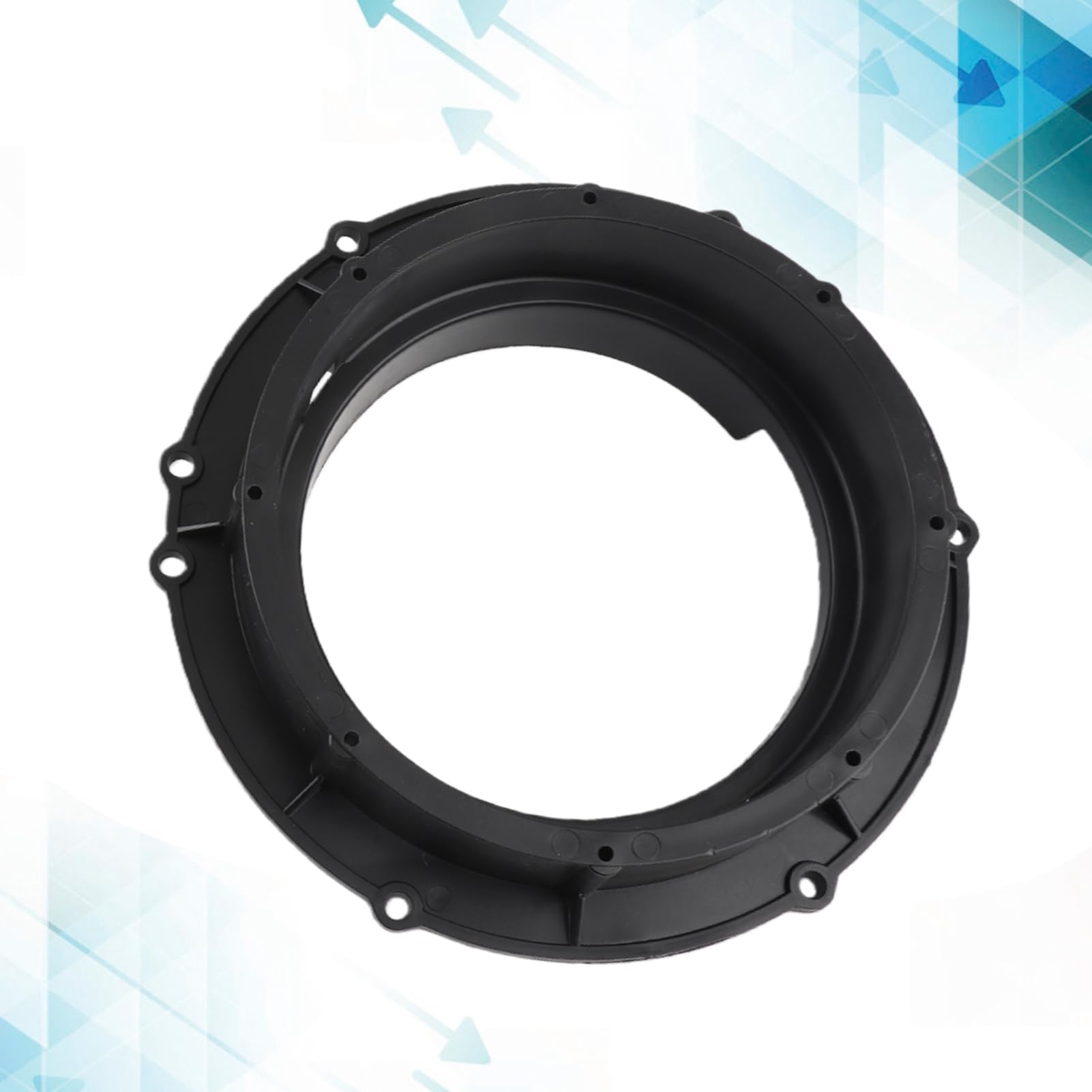 Anillos Adaptadores de Altavoz, Soporte de Montaje de Altavoces de Coche Antiarañazos 2 Piezas/Juego a Prueba de Polvo para Reemplazo de Coche para Puerta Delantera 2007-2011