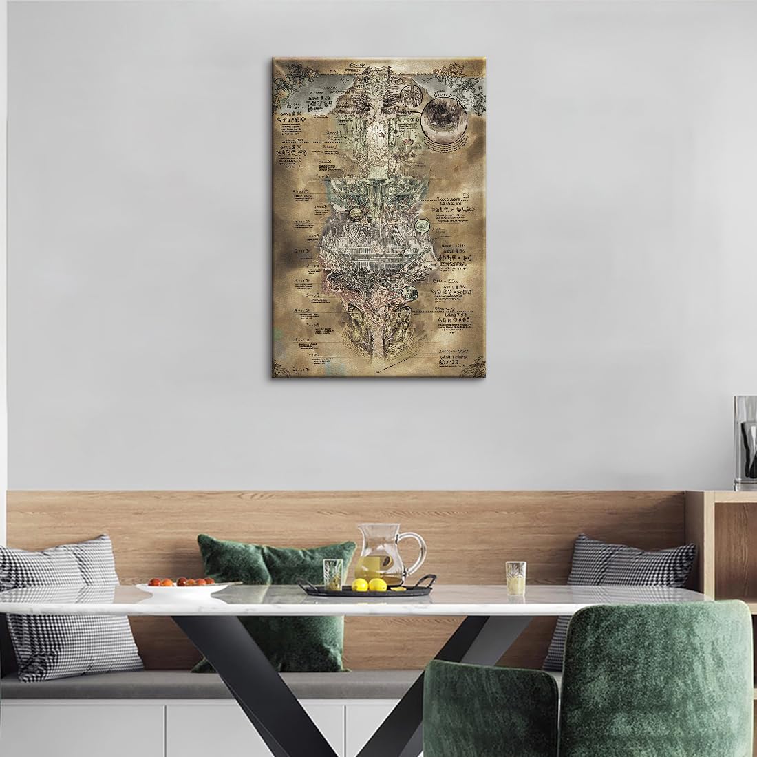 Amazon.co.jp: アートパネル メイドインアビスマップポスターと