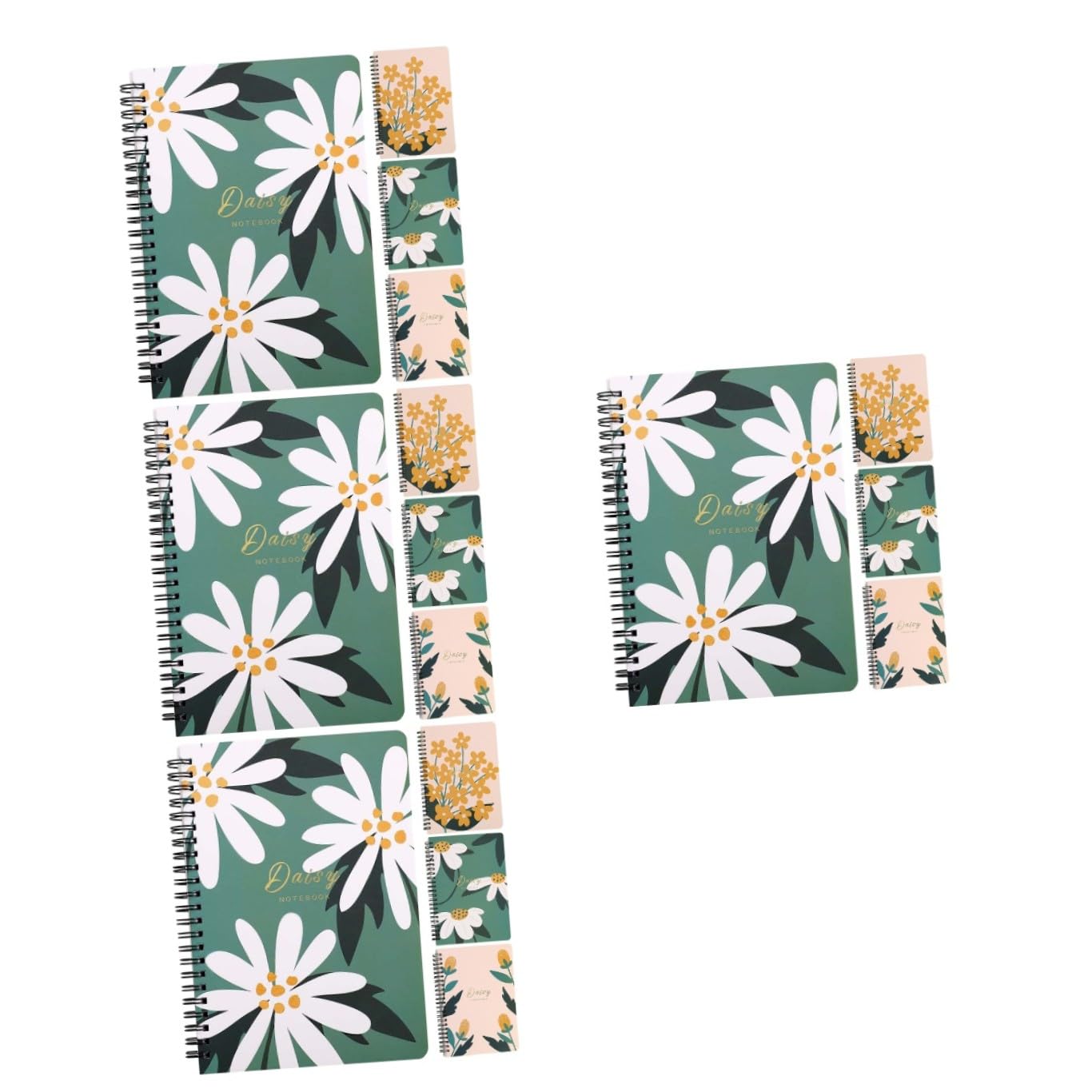 Artibetter 4 Pezzi Spirale con Copertina e Carta Spessa per Pianificazione e Elegante per Scuola e Ufficio