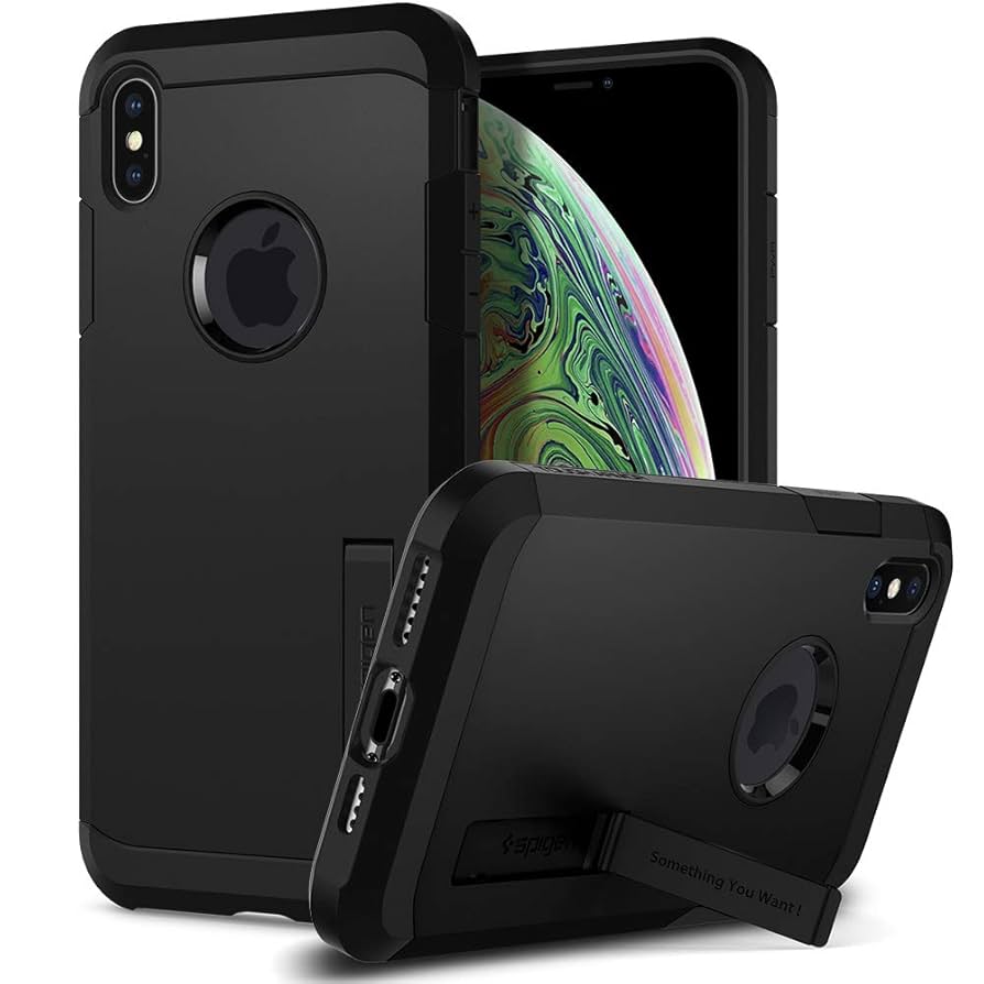 Spigen iPhone Xs Max Case Tough Armor Black (Ver.2