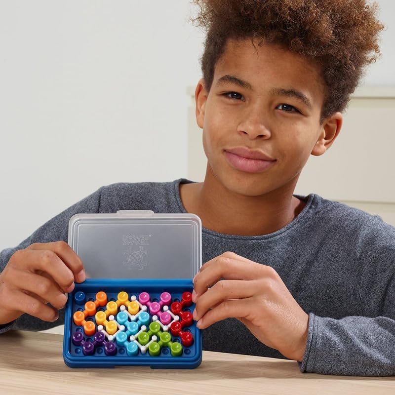 YODIFY Brain Teaser Puzzle Game with 120 Challenges | Cognitive Skill Building Travel Game | Portable Case Mind Game for Kids & Adults | Educational Brain Training Toy 3