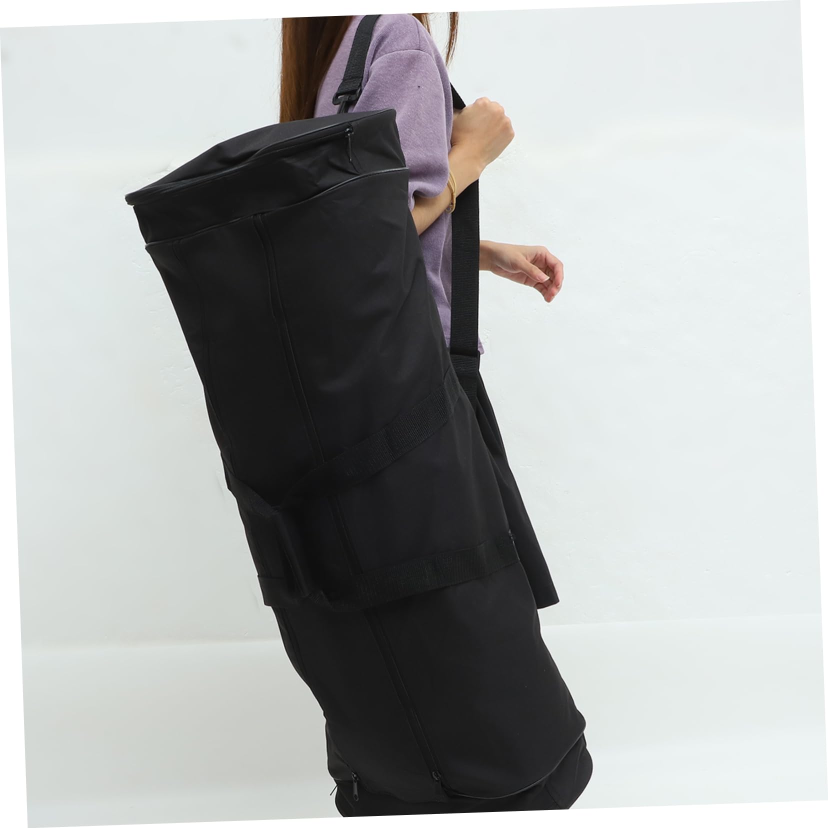 Borsa per Telescopio in Nylon Nero, Custodia Protettiva Portatile per Uso Outdoor, Trasporto a Mano e Design Semplice
