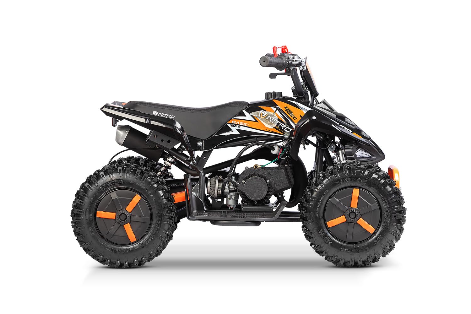 49cc mini Kinder Quad Python Snowy-Profile L Sport 6', Farbe:Grün