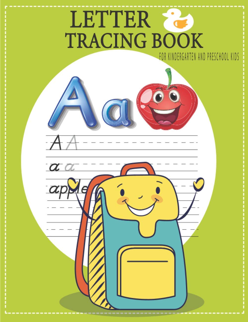 Letter Trecing Book For Kindergarten And Pre School Kids Alphabet ...