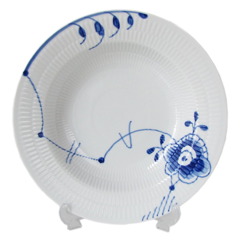 Royal CopenhagenMEGA BLAU GERIPPT Teller Tief 21 Cm [SP] UVP: 69,00 €"