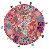 puff hindu mexico Dado que la funda del cojín del piso está hecha de parches de tela vintage, cada funda es única. Habrá VARIACIÓN en los parches, sin embargo, el COLOR BASE de la funda del cojín del piso PERMANECERÁ MISMO. Estas almohadas multiusos de piso boho se pueden usar como asiento de piso, taburete de pie, puf de piso, asiento de yoga, almohadilla de silla, muebles decorativos, tapices de pared y muchas más formas.