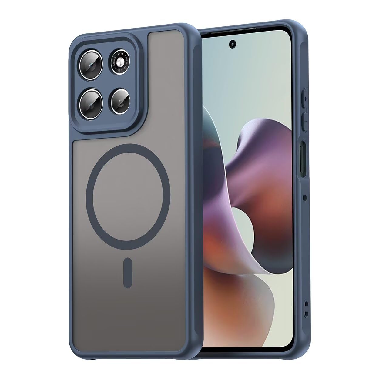 Compatibile con Motorola Moto G56 5G, Motorola Moto G56 5G custodia in gel di silicone liquido con fodera in morbida microfibra guscio protettivo (Giallo